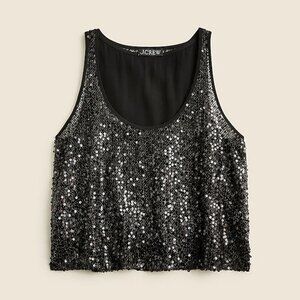 J.Crew Collection Sequin Tank Top NWT